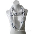 jersey cotton fashion anchor infinity scarf,cachecol,bufanda infinito,bufanda by Real Fashion